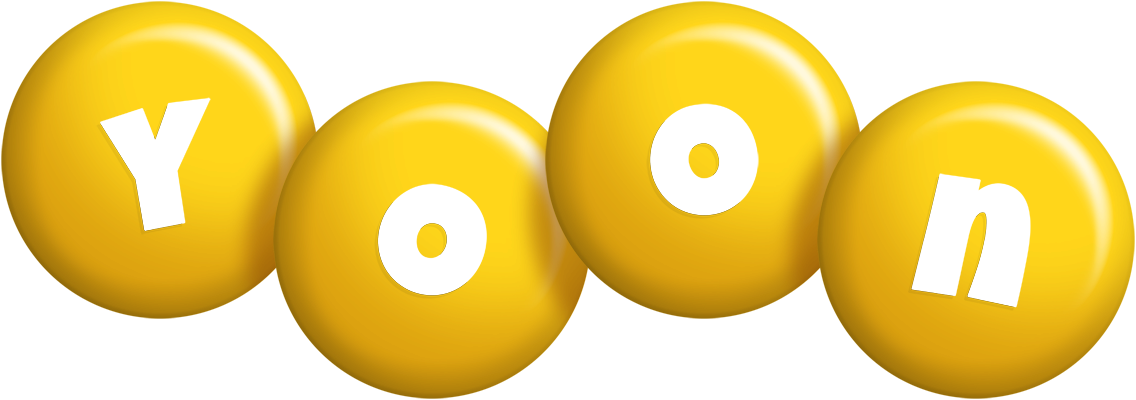 Yoon candy-yellow logo