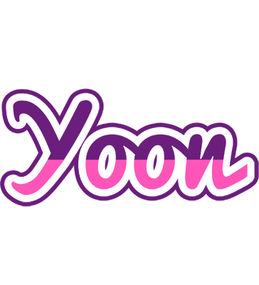 Yoon cheerful logo