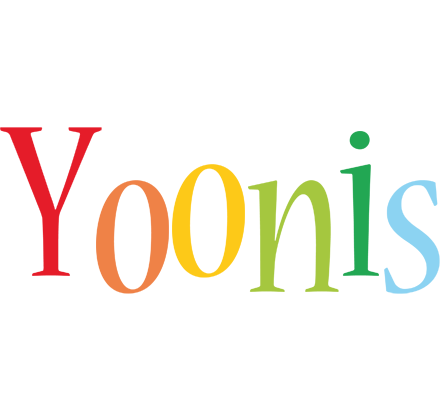 Yoonis birthday logo