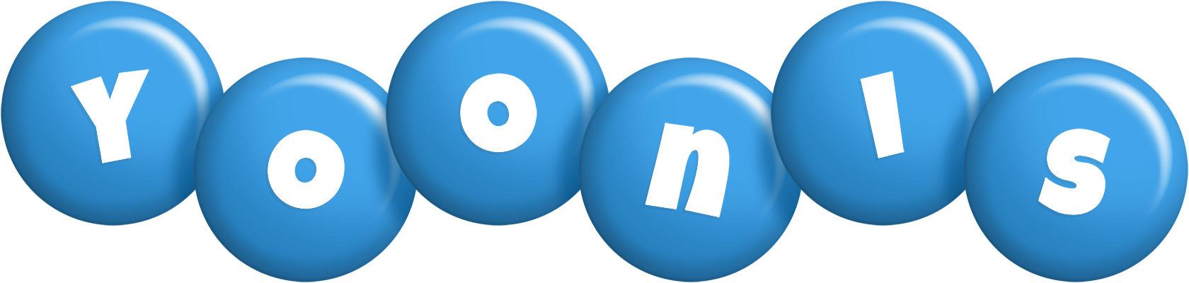 Yoonis candy-blue logo