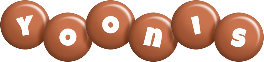 Yoonis candy-brown logo