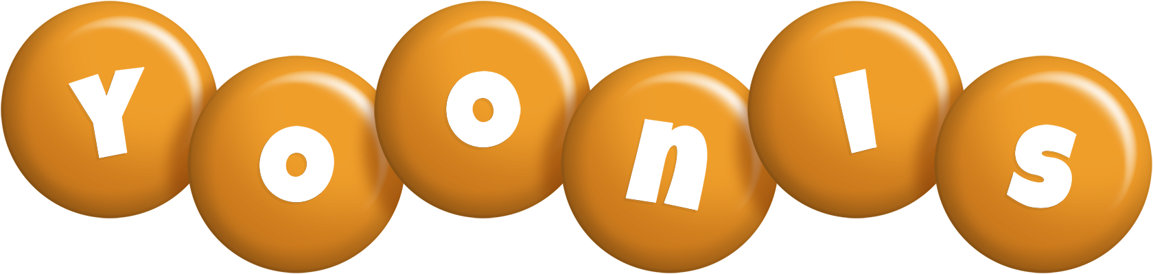 Yoonis candy-orange logo