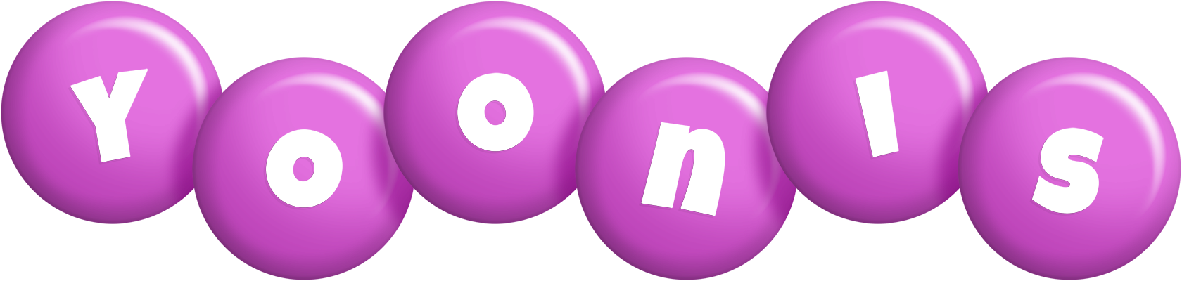 Yoonis candy-purple logo