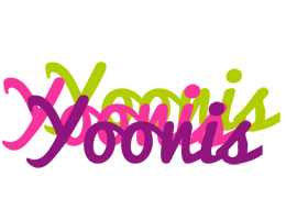 Yoonis flowers logo