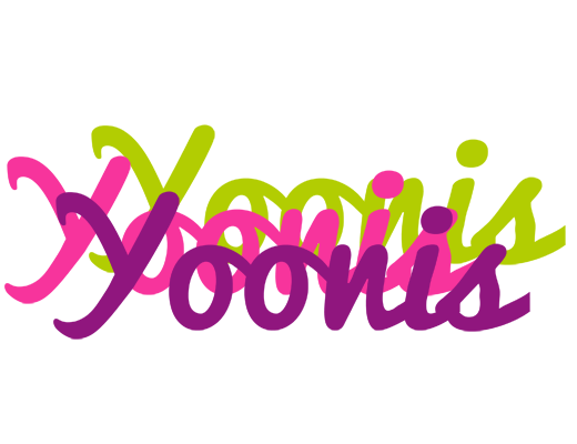 Yoonis flowers logo