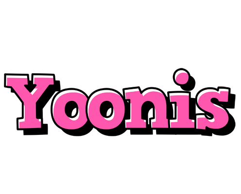 Yoonis girlish logo