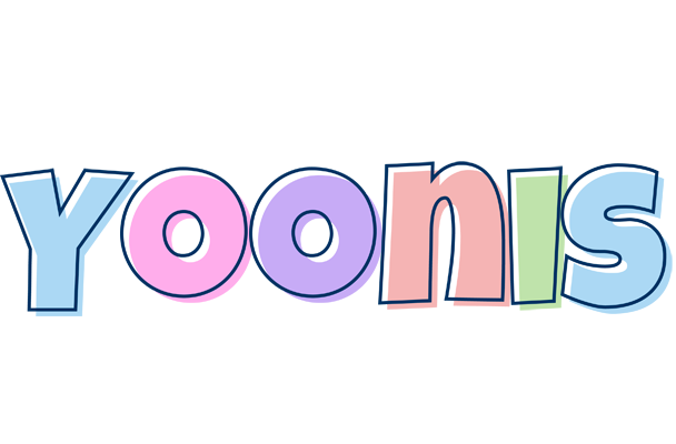 Yoonis pastel logo