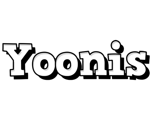 Yoonis snowing logo