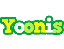 Yoonis soccer logo