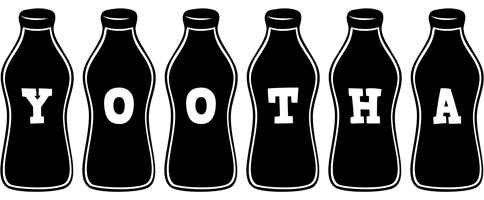 Yootha bottle logo