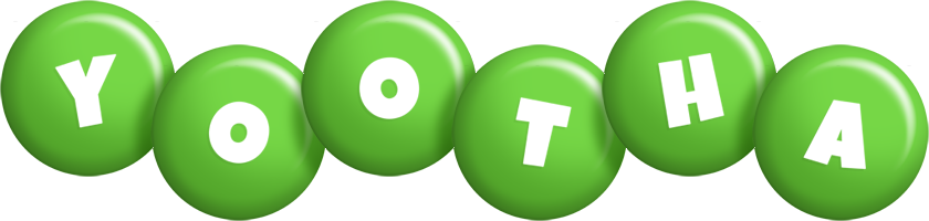 Yootha candy-green logo