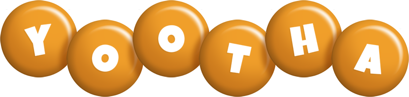 Yootha candy-orange logo