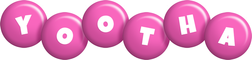 Yootha candy-pink logo