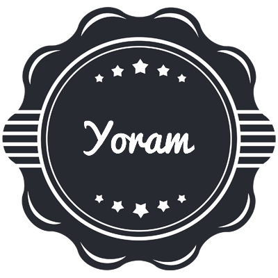 Yoram badge logo
