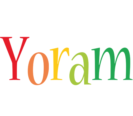 Yoram birthday logo