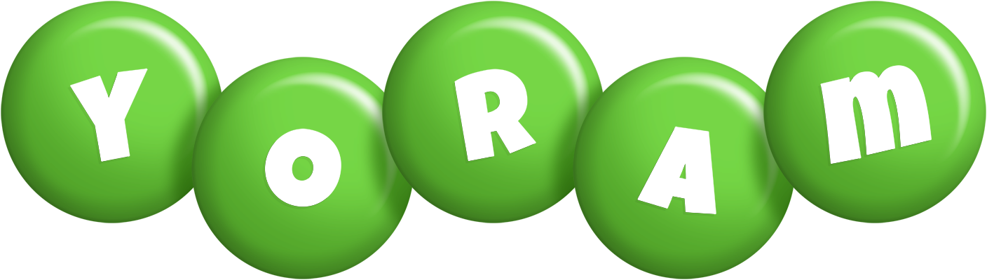 Yoram candy-green logo