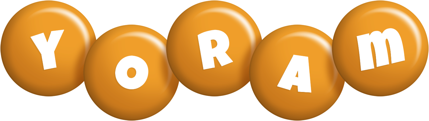 Yoram candy-orange logo