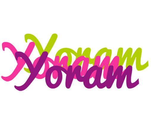 Yoram flowers logo