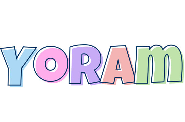 Yoram pastel logo
