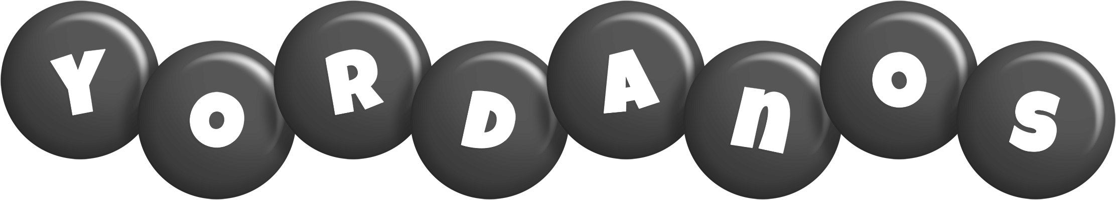 Yordanos candy-black logo