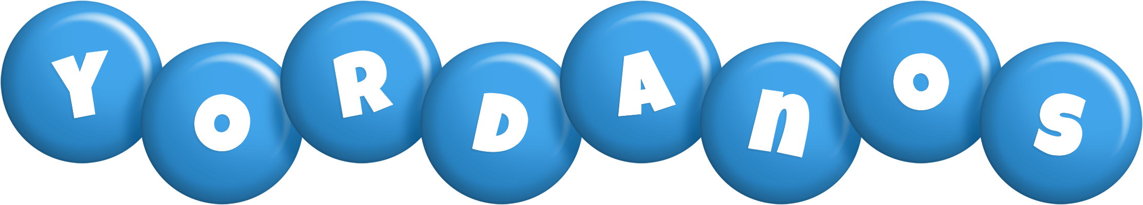 Yordanos candy-blue logo