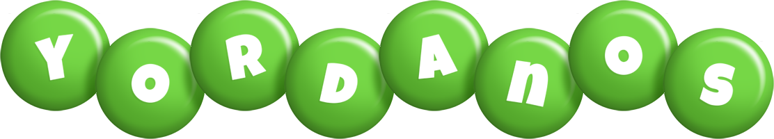 Yordanos candy-green logo