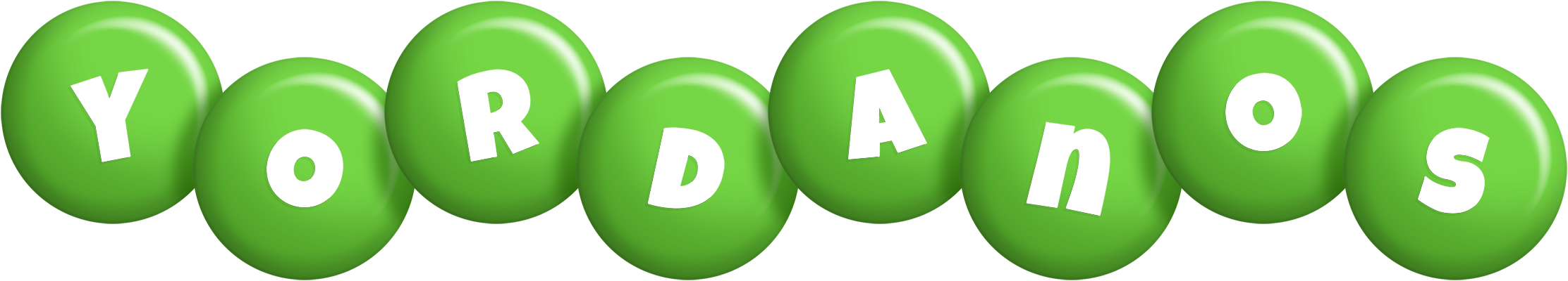 Yordanos candy-green logo