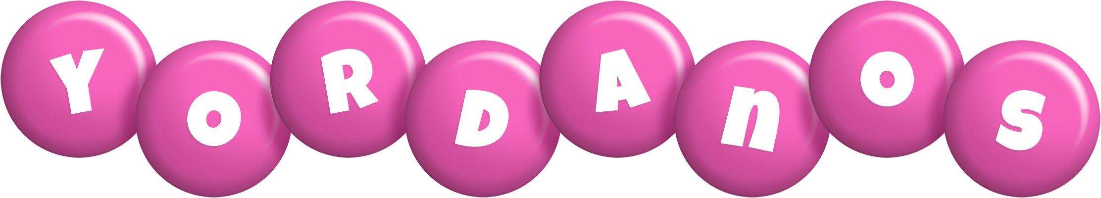 Yordanos candy-pink logo