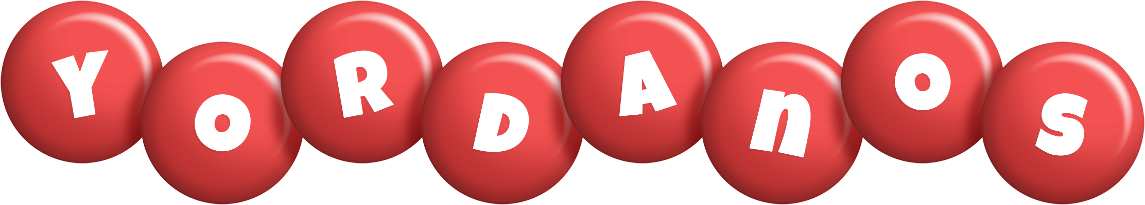 Yordanos candy-red logo