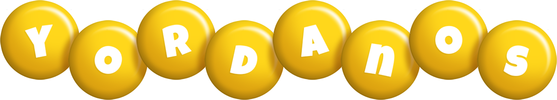 Yordanos candy-yellow logo