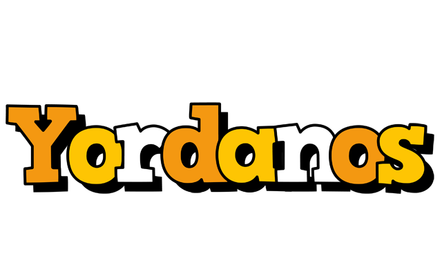 Yordanos cartoon logo