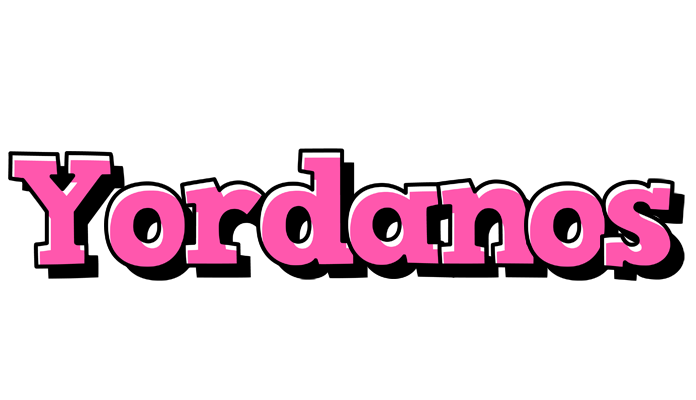 Yordanos girlish logo