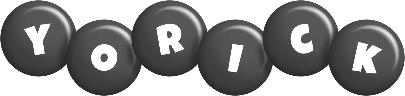 Yorick candy-black logo