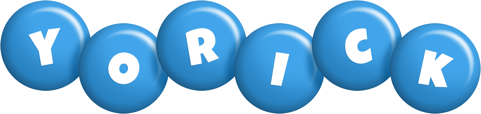 Yorick candy-blue logo