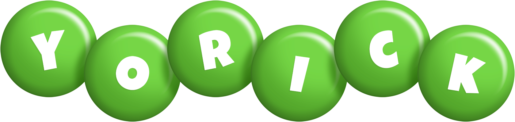 Yorick candy-green logo