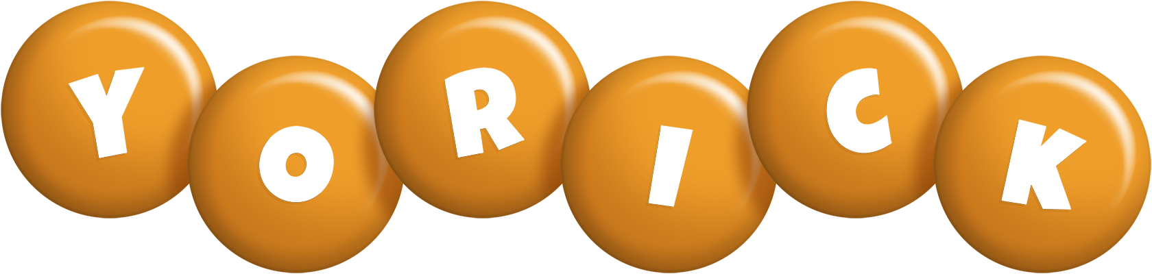 Yorick candy-orange logo