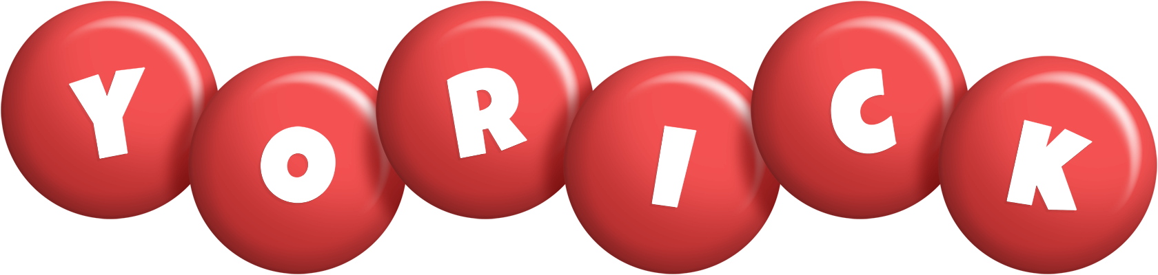Yorick candy-red logo