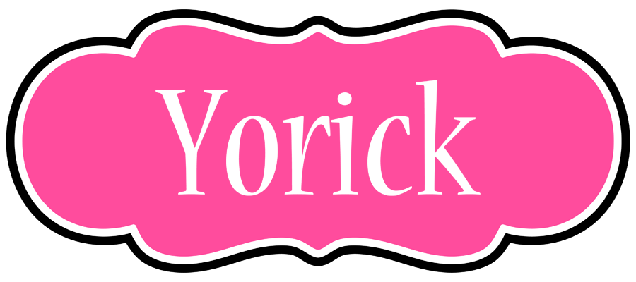 Yorick invitation logo
