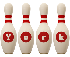 York bowling-pin logo