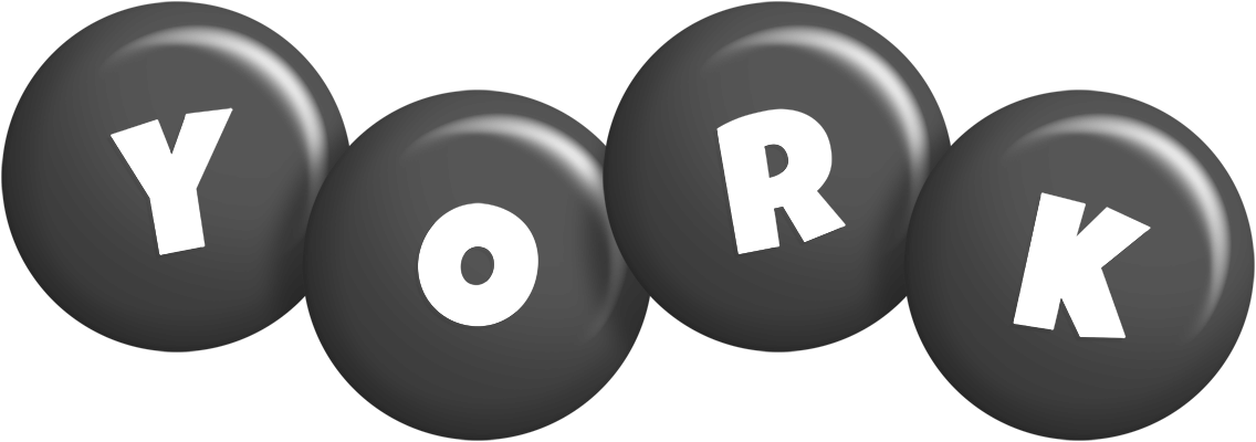 York candy-black logo