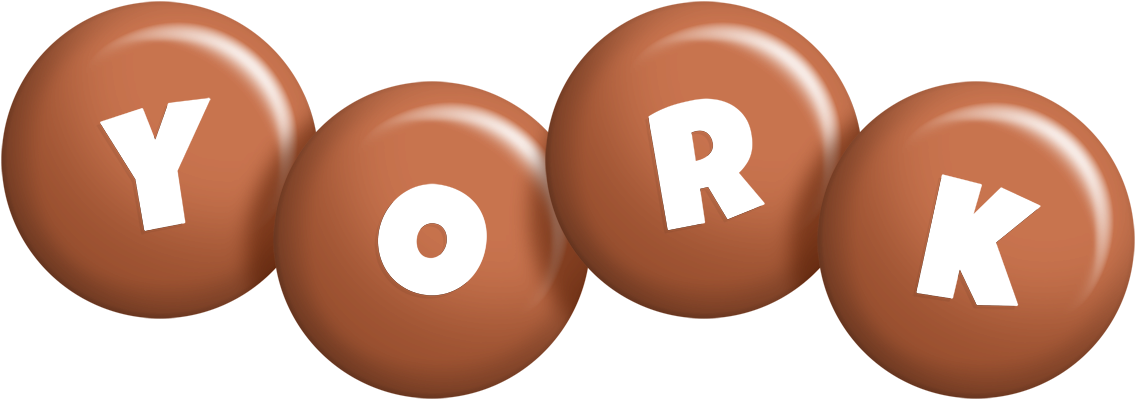 York candy-brown logo