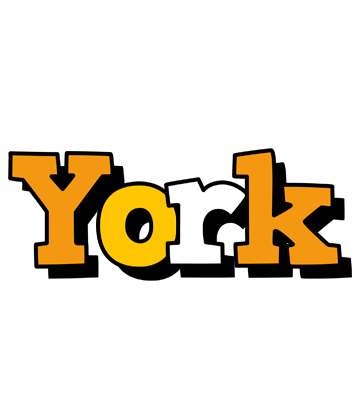 York cartoon logo