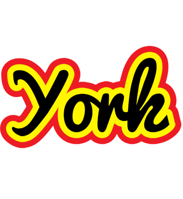 York flaming logo