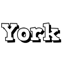 York snowing logo