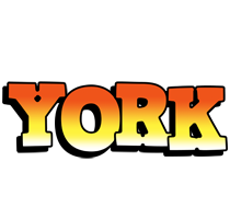 York sunset logo
