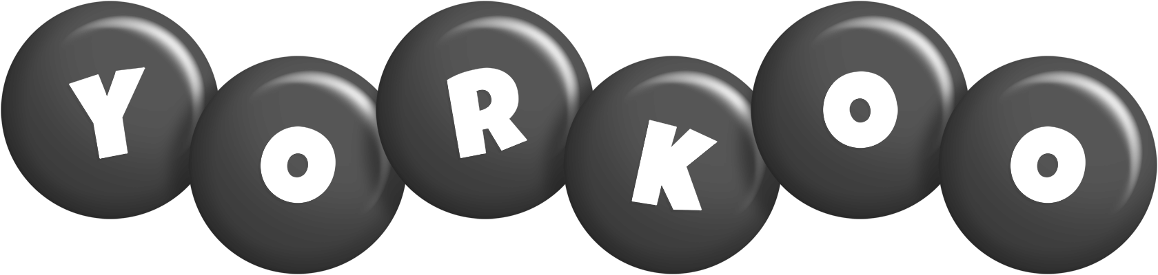 Yorkoo candy-black logo