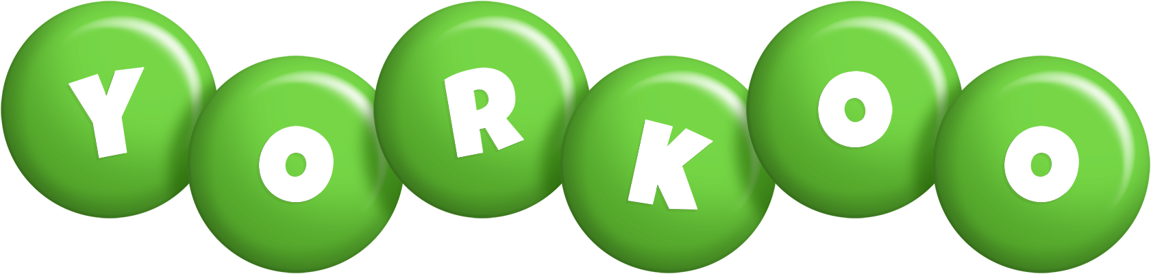 Yorkoo candy-green logo