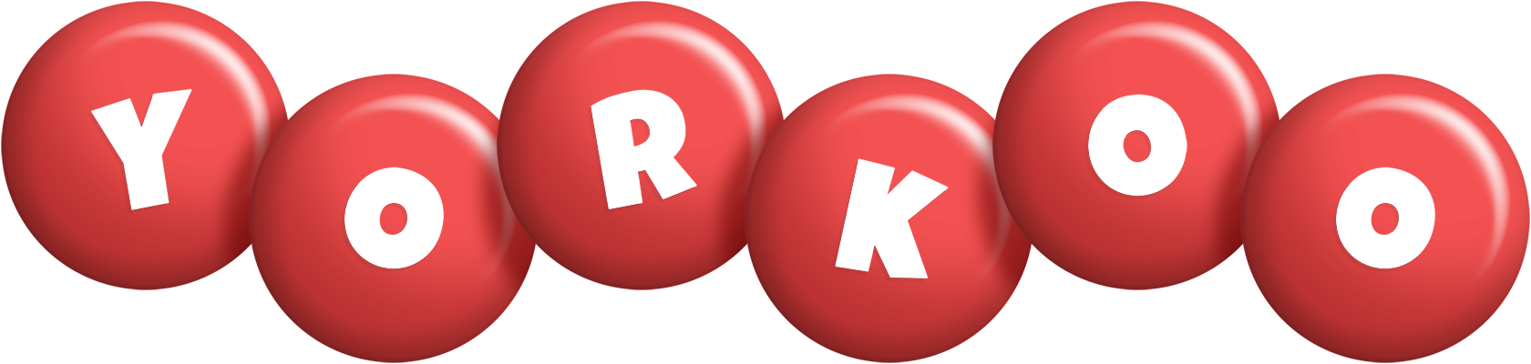 Yorkoo candy-red logo