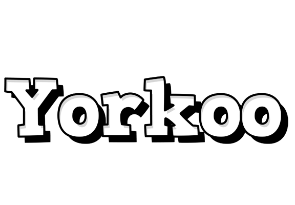 Yorkoo snowing logo