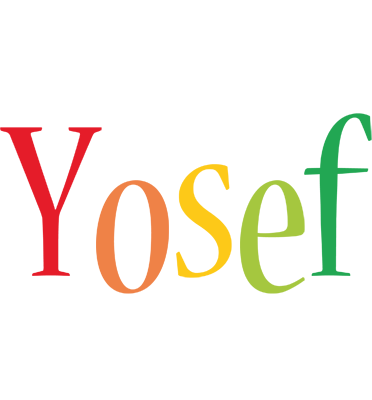 Yosef birthday logo